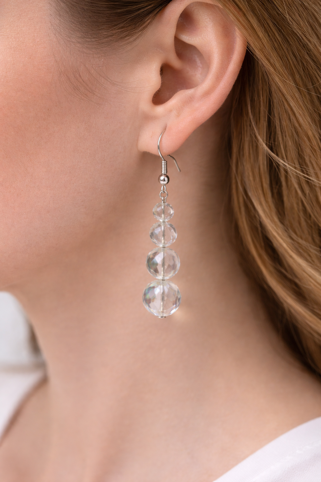 Crystal Glow Drop Earrings-Pairs beautifully with our Ocean Fade Crystal Drop Earrings for a complete look.