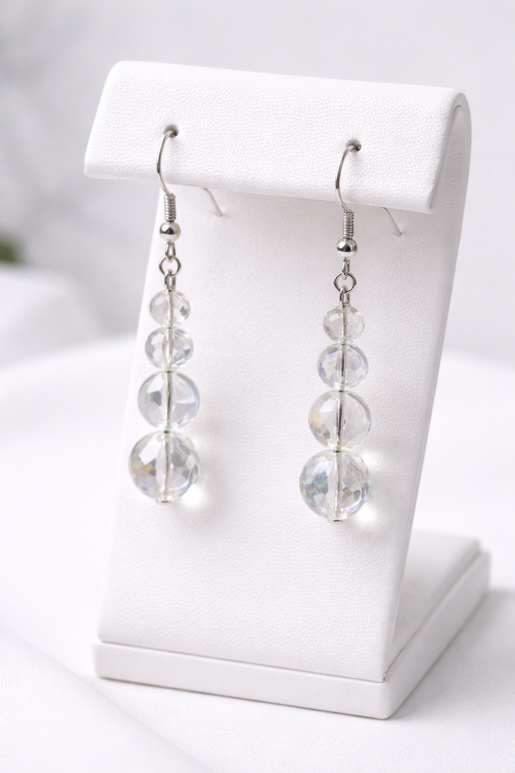 Crystal Glow Drop Earrings-Pairs beautifully with our Ocean Fade Crystal Drop Earrings for a complete look.
