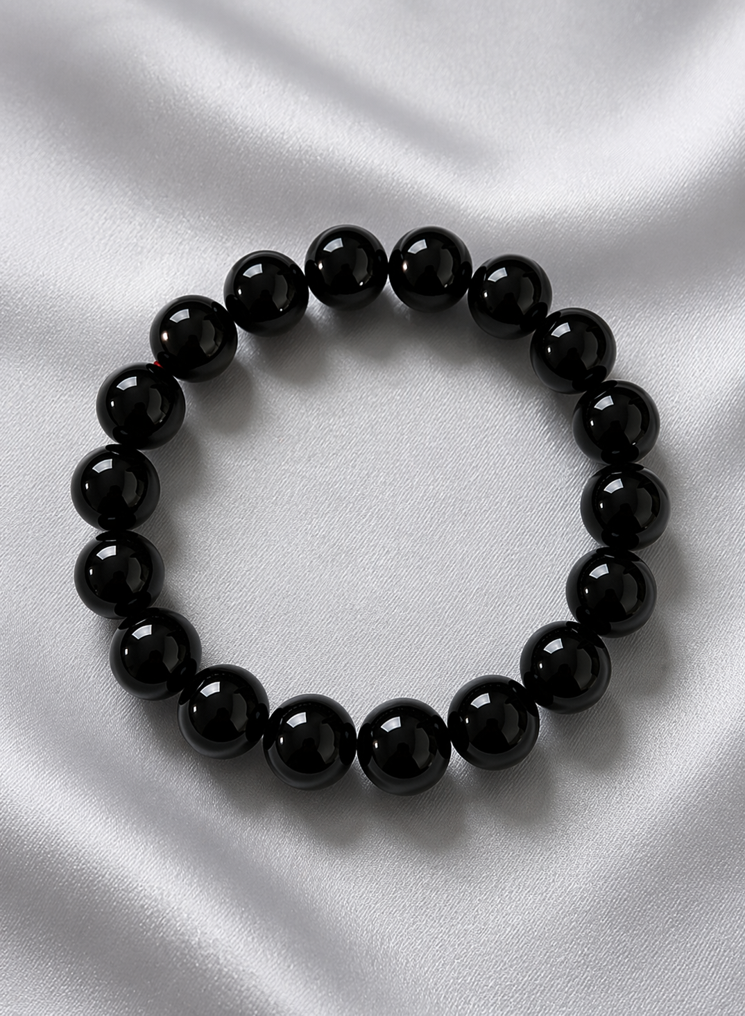 Obsidian Bead Bracelet