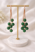 Verdant drop earrings