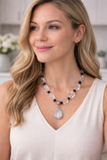 Clear Essence Statement Necklace