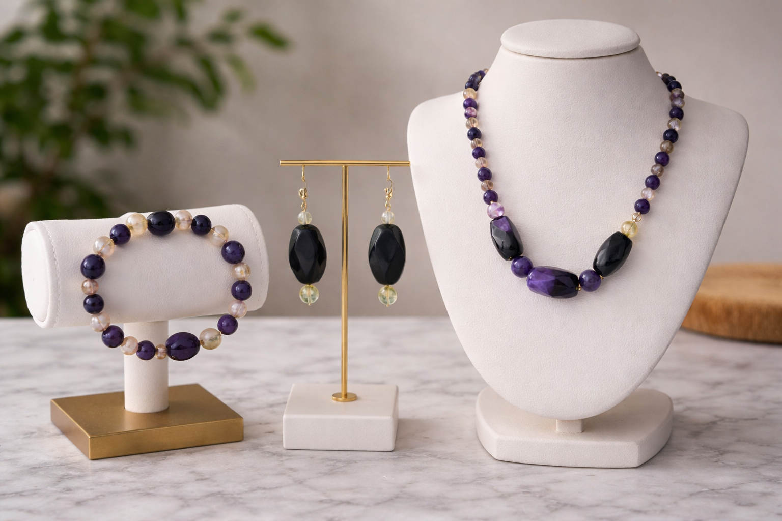 Midnight Amethyst Elegance Set